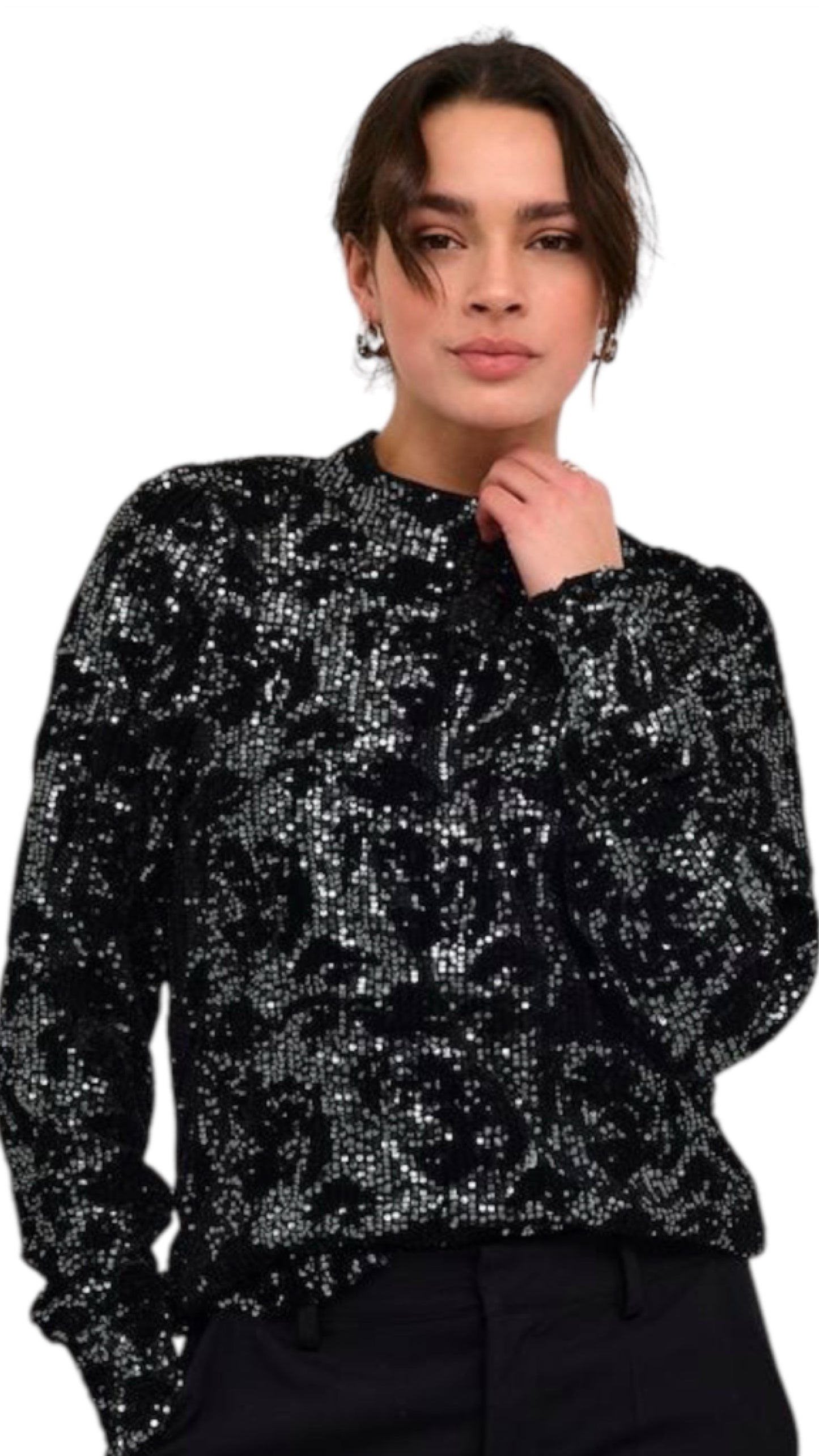 Kagrit sequin blouse Kaffe